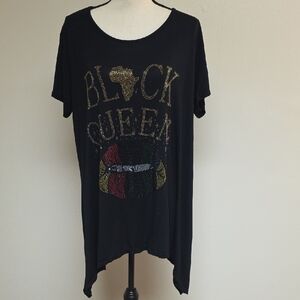 Our Collection Black Graphic Women's Tee #184